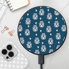 Pattern Baroque Art Drawing Wireless Fast Charger(black) by Ndabl3x