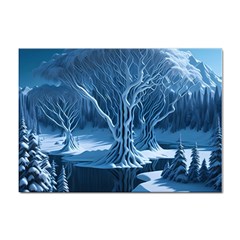 Nature Winter Cold Snow Landscape Sticker A4 (10 Pack) by Ndabl3x