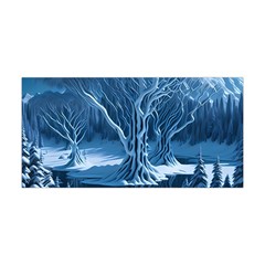 Nature Winter Cold Snow Landscape Yoga Headband by Ndabl3x