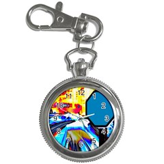 Stop Retro Abstract Stop Sign Blur Key Chain Watches