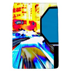 Stop Retro Abstract Stop Sign Blur Removable Flap Cover (l) by Ndabl3x