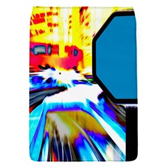 Stop Retro Abstract Stop Sign Blur Removable Flap Cover (s) by Ndabl3x