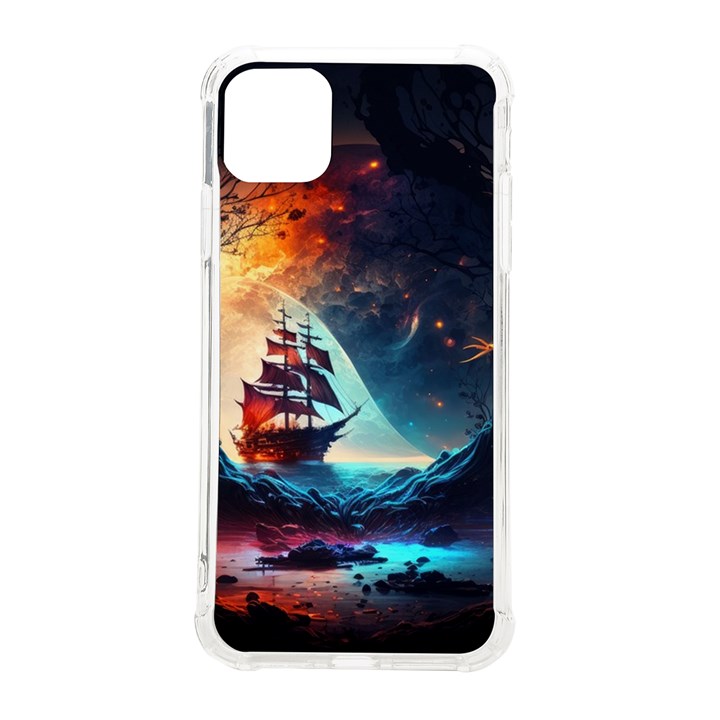 Tree Planet Moon iPhone 11 Pro Max 6.5 Inch TPU UV Print Case