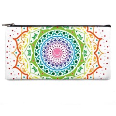 Mandala Pattern Rainbow Pride Pencil Case