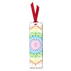 Mandala Pattern Rainbow Pride Small Book Marks by Ndabl3x