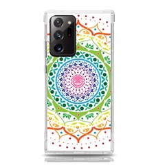 Mandala Pattern Rainbow Pride Samsung Galaxy Note 20 Ultra Tpu Uv Case by Ndabl3x