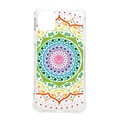 Mandala Pattern Rainbow Pride Iphone 11 Pro Max 6 5 Inch Tpu Uv Print Case by Ndabl3x