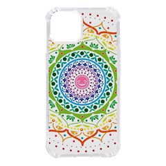 Mandala Pattern Rainbow Pride Iphone 14 Tpu Uv Print Case by Ndabl3x