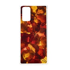 Leaves Fall Autumn Season Orange Samsung Galaxy Note 20 Tpu Uv Case by Ndabl3x