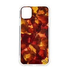 Leaves Fall Autumn Season Orange Iphone 11 Tpu Uv Print Case by Ndabl3x