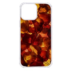 Leaves Fall Autumn Season Orange Iphone 13 Pro Max Tpu Uv Print Case by Ndabl3x