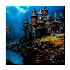 Castle Fantasy Tile Coaster by Ndabl3x