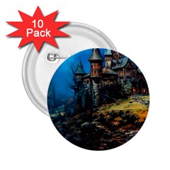 Castle Fantasy 2 25  Buttons (10 Pack)  by Ndabl3x