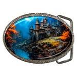 Castle Fantasy Belt Buckles Front