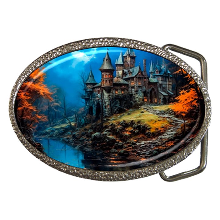 Castle Fantasy Belt Buckles