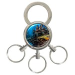 Castle Fantasy 3-Ring Key Chain Front