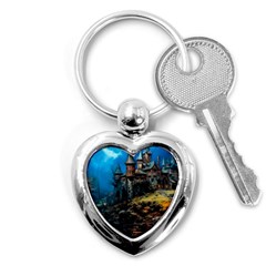 Castle Fantasy Key Chain (heart) by Ndabl3x