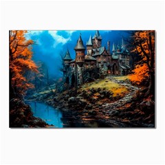 Castle Fantasy Postcards 5  X 7  (pkg Of 10) by Ndabl3x