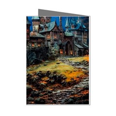 Castle Fantasy Mini Greeting Cards (pkg Of 8) by Ndabl3x