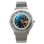 Castle Fantasy Stainless Steel Watch Front