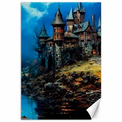 Castle Fantasy Canvas 12  X 18  by Ndabl3x