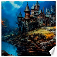 Castle Fantasy Canvas 16  X 16  by Ndabl3x