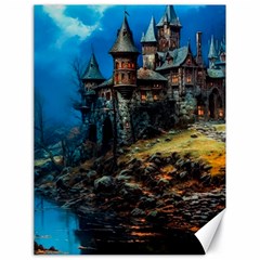 Castle Fantasy Canvas 18  X 24  by Ndabl3x