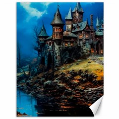 Castle Fantasy Canvas 36  X 48  by Ndabl3x