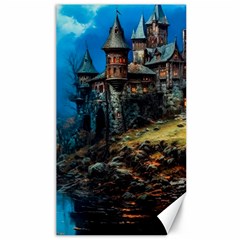 Castle Fantasy Canvas 40  X 72 