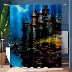 Castle Fantasy Shower Curtain 60  X 72  (medium)  by Ndabl3x