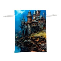 Castle Fantasy Lightweight Drawstring Pouch (s) by Ndabl3x