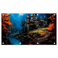 Castle Fantasy Banner And Sign 7  X 4  by Ndabl3x