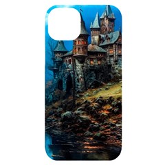 Castle Fantasy Iphone 14 Plus Black Uv Print Case by Ndabl3x