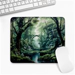 River Forest Wood Nature Large Mousepad Front