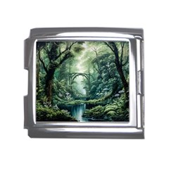 River Forest Wood Nature Mega Link Italian Charm (18mm) by Ndabl3x