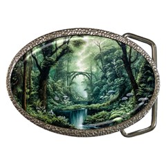 River Forest Wood Nature Belt Buckles by Ndabl3x