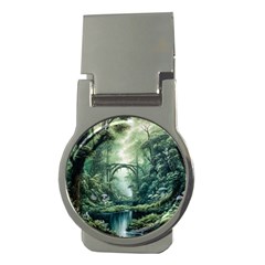 River Forest Wood Nature Money Clips (round)  by Ndabl3x