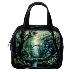 River Forest Wood Nature Classic Handbag (one Side) by Ndabl3x