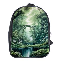 River Forest Wood Nature School Bag (xl) by Ndabl3x