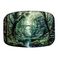 River Forest Wood Nature Mini Square Pill Box by Ndabl3x