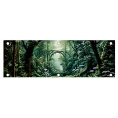 River Forest Wood Nature Banner And Sign 6  X 2  by Ndabl3x