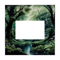 River Forest Wood Nature White Box Photo Frame 4  X 6 