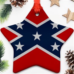 Rebel Flag  Star Ornament (two Sides) by Jen1cherryboot88