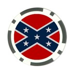 Rebel flag  Poker Chip Card Guard (10 pack) Front