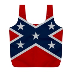 Rebel Flag  Full Print Recycle Bag (l) by Jen1cherryboot88