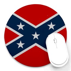 Rebel Flag  Round Mousepad by Jen1cherryboot88