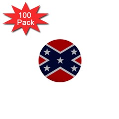 Rebel Flag  1  Mini Buttons (100 Pack)  by Jen1cherryboot88