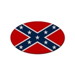 Rebel flag  Sticker (Oval) Front