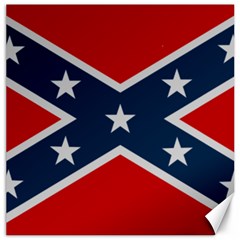 Rebel Flag  Canvas 16  X 16  by Jen1cherryboot88