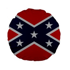 Rebel Flag  Standard 15  Premium Round Cushions by Jen1cherryboot88